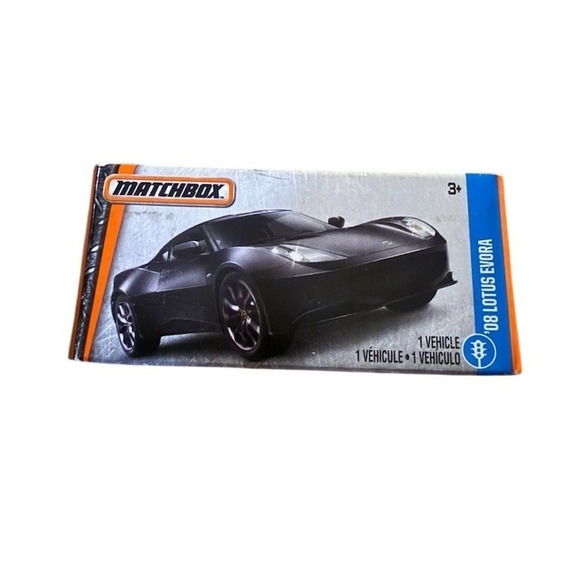 Matchbox 2008 Lotus Evora Die-Cast Car Black 1:64 Factory Sealed Boxed